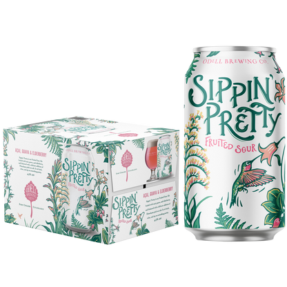 Odell Sippin Pretty Fruited Sour 6pk 12oz Can 4.5% ABV