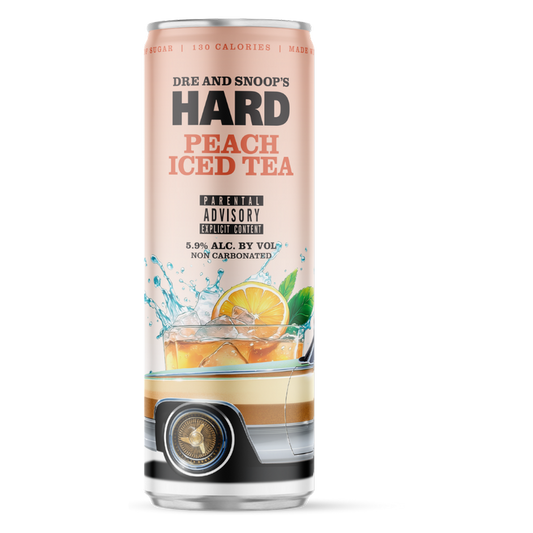 Dre & Snoop's Hard Peach Iced Tea 355ml Can