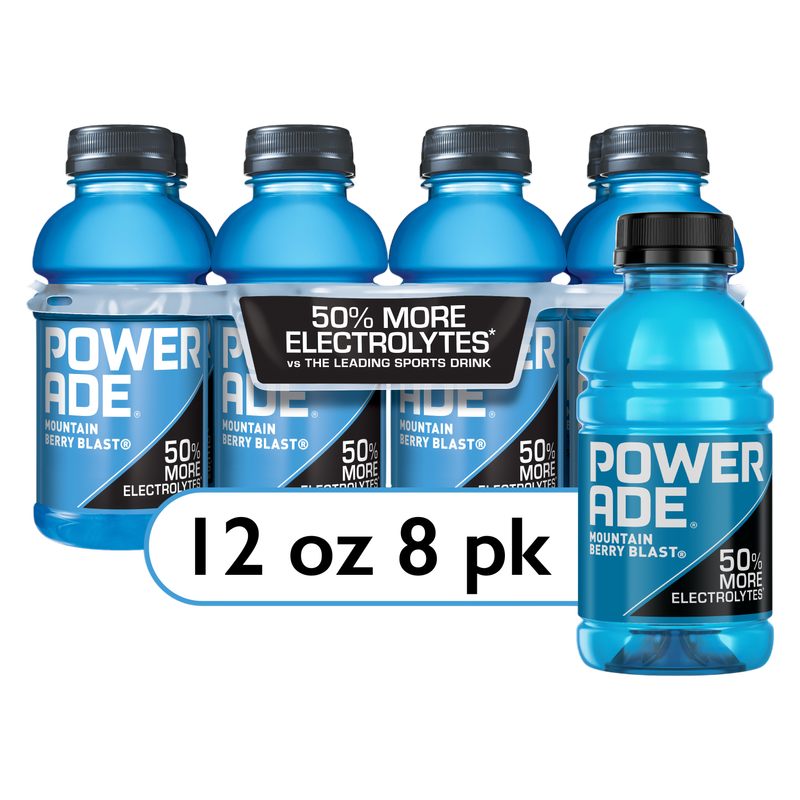 Powerade Mountain Berry Blast 8pk 12oz Btl - XL