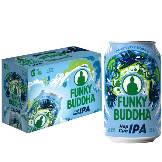 Funky Buddha Hop Gun IPA 12pk 12oz Can 7.0% ABV