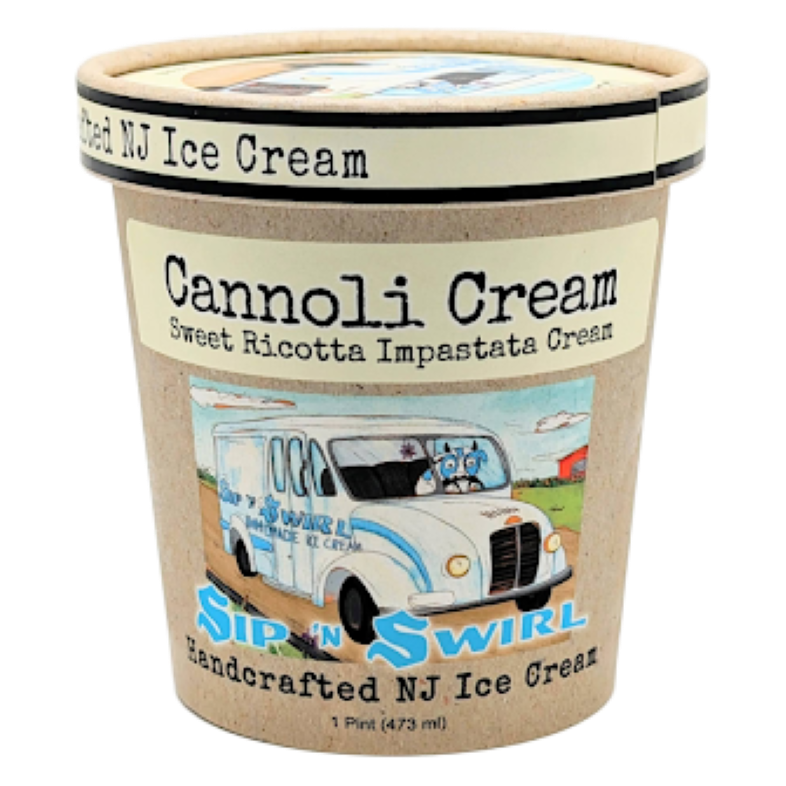 Sip 'N Swirl Good Ol' Cannoli Ice Cream 16 fl oz