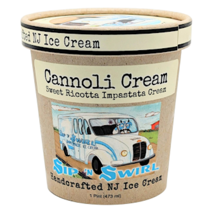 Sip 'N Swirl Good Ol' Cannoli Ice Cream 16 fl oz