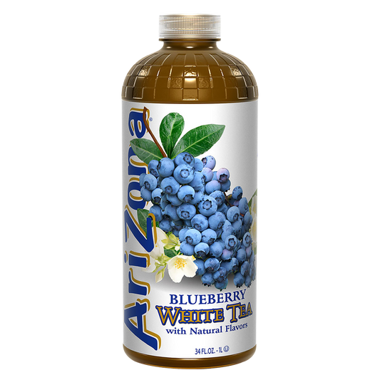 AriZona Blueberry White Tea 34oz Btl