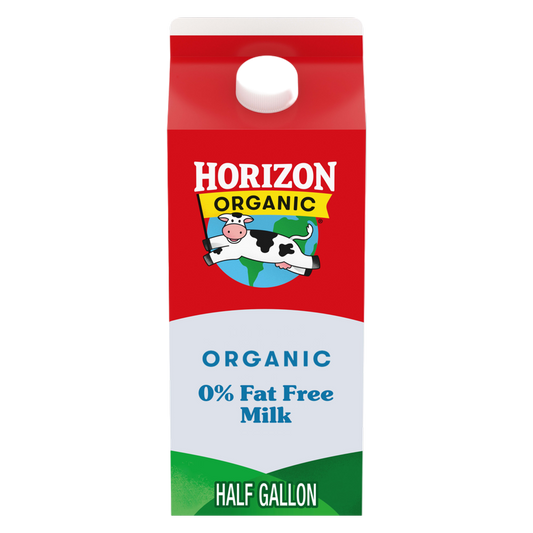 Horizon Organic Fat-Free Milk - 1/2 Gallon
