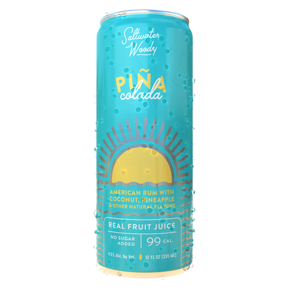 Saltwater Woody Pina Colada 4pk 12oz Can 4.5% ABV