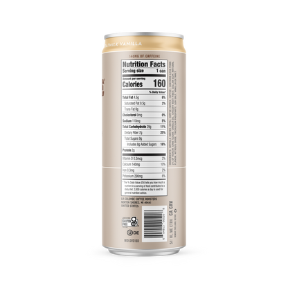 La Colombe Oatmilk Vanilla Draft Latte 11oz Can