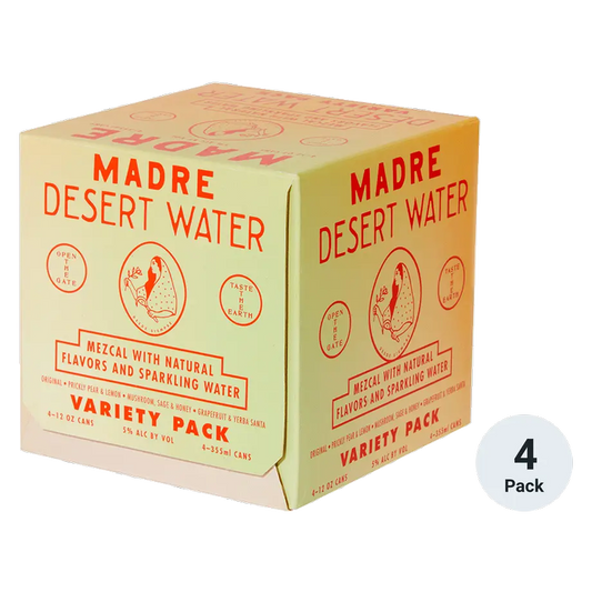 Madre Desert Water Variety Pack 4pk 12oz 5% ABV