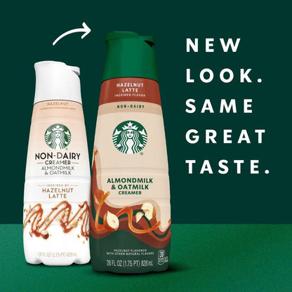 Starbucks Hazelnut Oat Milk Creamer 28oz Btl