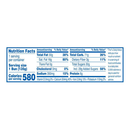 Hostess Iced Honey Bun Single Serve 4.75oz
