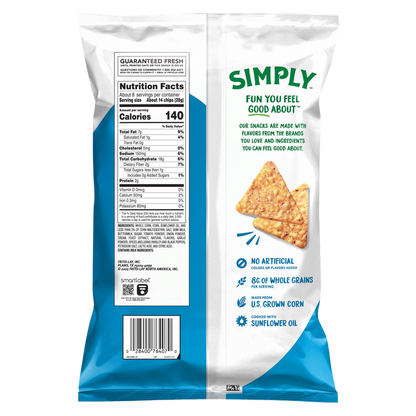 Doritos Simply Tortilla Chips Zesty Cool Ranch Flavored 7.5oz