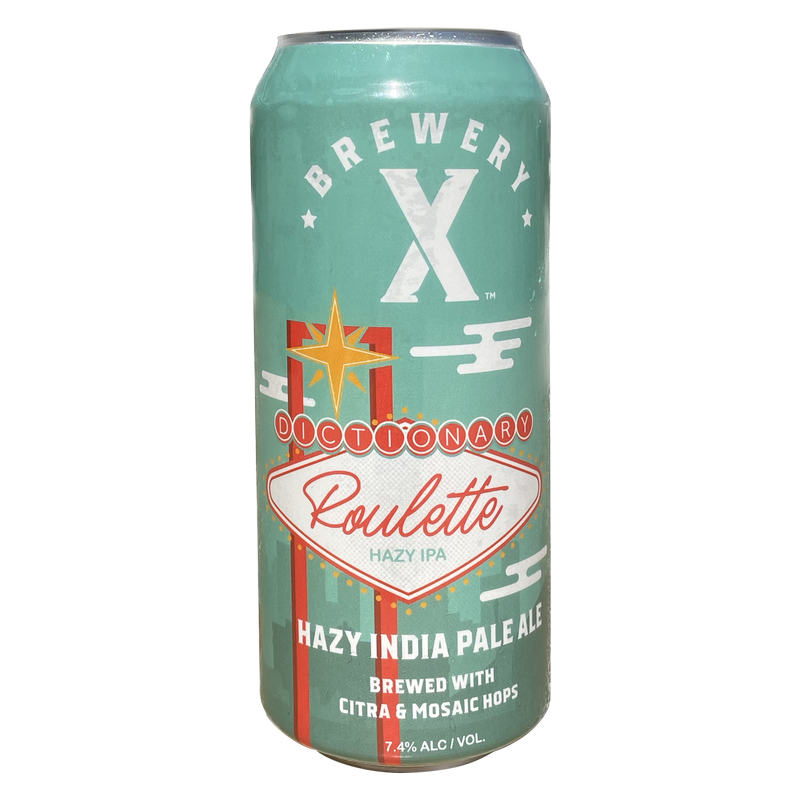 Brewery X Dictionary Roulette Hazy IPA 4pk 16oz Can