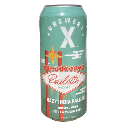 Brewery X Dictionary Roulette Hazy IPA 4pk 16oz Can