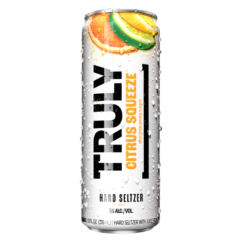 TRULY Citrus Squeeze Hard Seltzer Single 12oz Can 5.0% ABV