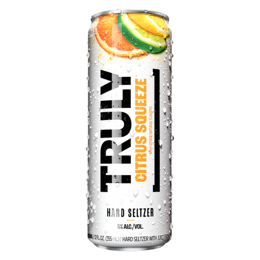 TRULY Citrus Squeeze Hard Seltzer Single 12oz Can 5.0% ABV