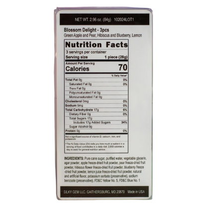 Silky Gem Crystal Candy Sampler Pack, 3pc