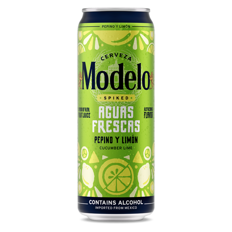 Modelo Spiked Aguas Frescas Pepino Y Limon 12oz Can 4.5% ABV