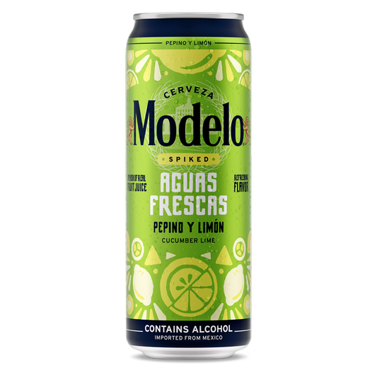Modelo Spiked Aguas Frescas Pepino Y Limon 12oz Can 4.5% ABV