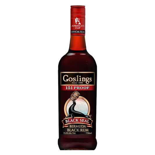 Goslings Black Seal Rum 151 750ml (151 Proof)