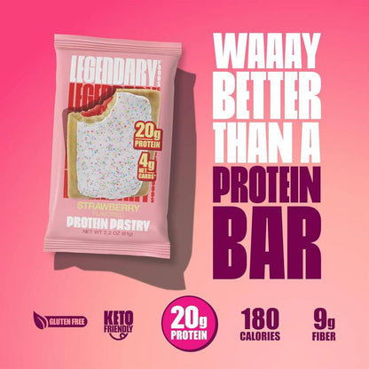 Legendary Foods Strawberry Protein Pastry Case 10 CT