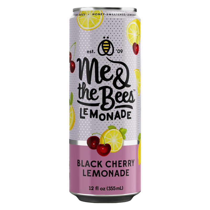 Me & The Bees Black Cherry Lemonade 12oz Btl