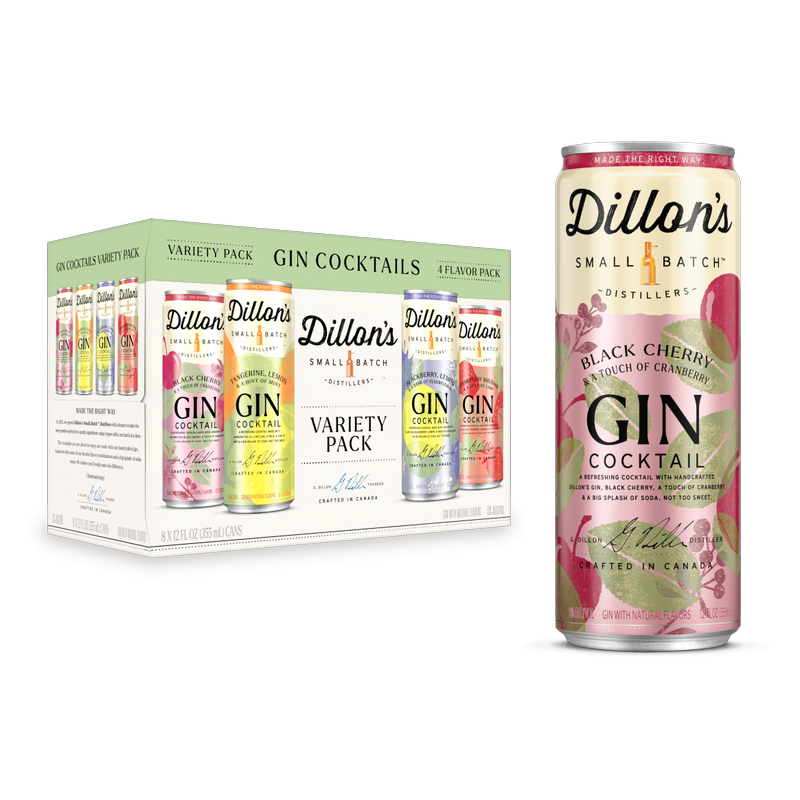 Dillon's Gin Cocktail Variety 12oz 8pk 5% ABV