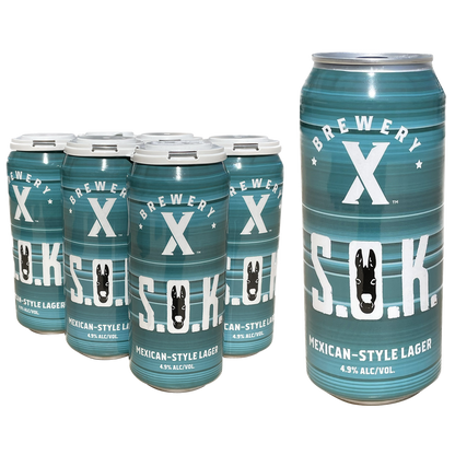 Brewery X S.O.K. Mexican Lager 6pk 16oz Can