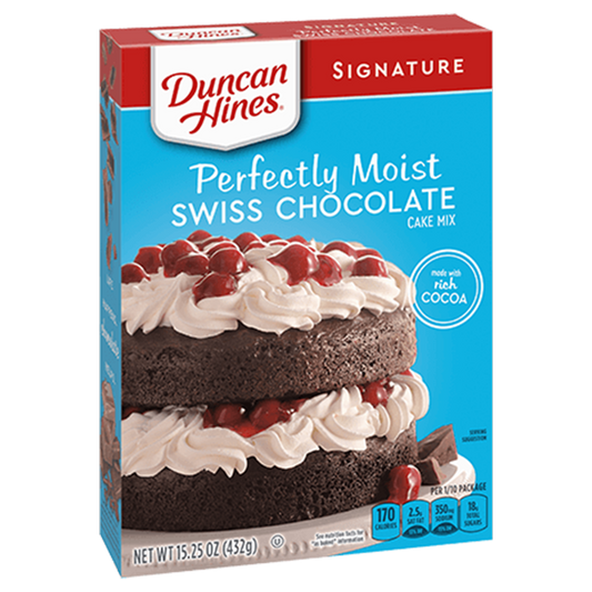 Duncan Hines Swiss Chocolate Cake Mix 15.25oz
