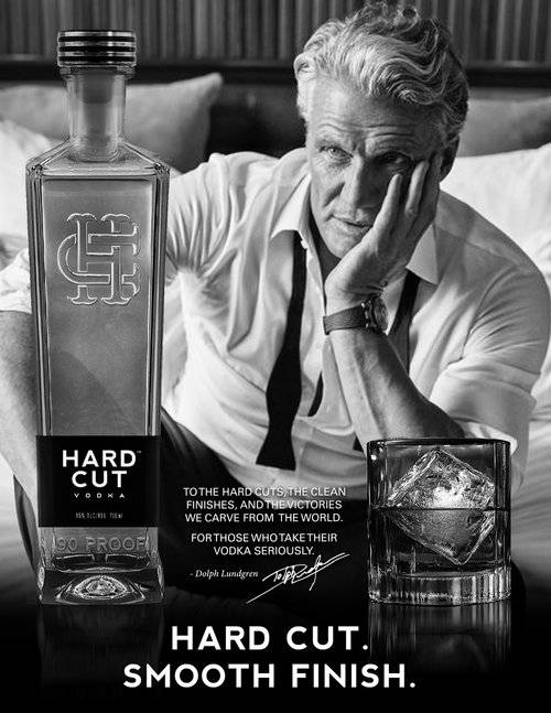 Hard Cut Vodka 1L Bottle 45% ABV