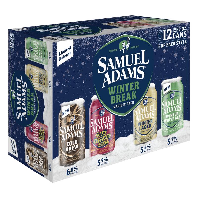 Samuel Adams Winter Break Variety Pack 12pk 12oz Can