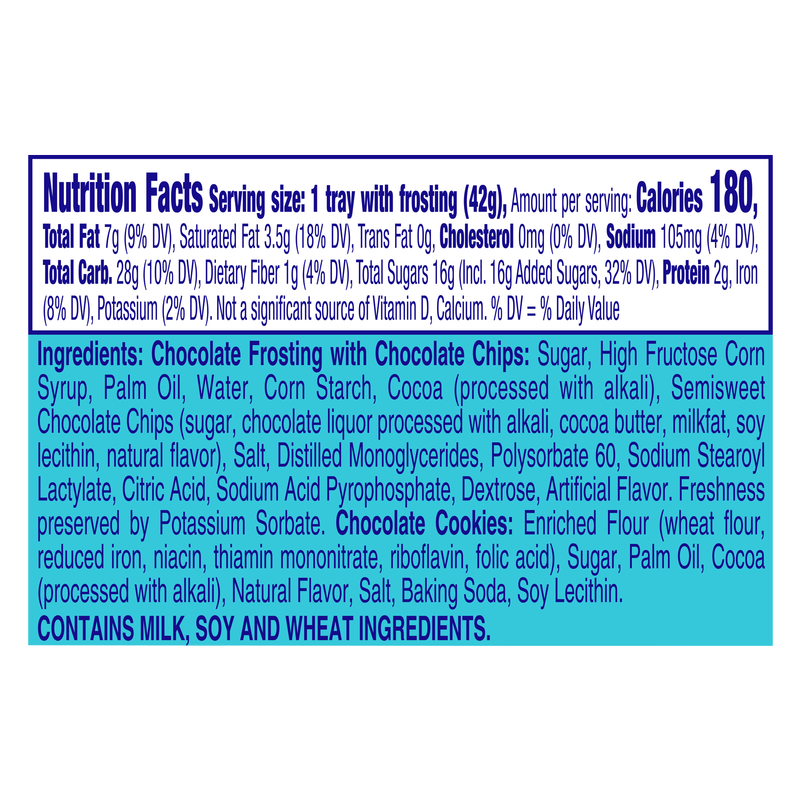 Dunkaroos Chocolate Cookies and Chocolate Frosting 1.5oz