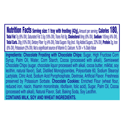 Dunkaroos Chocolate Cookies and Chocolate Frosting 1.5oz