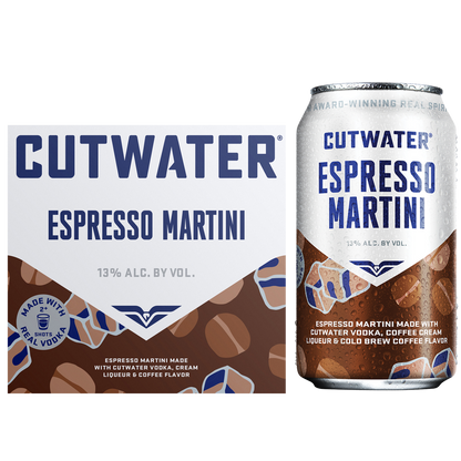 Cutwater Espresso Martini 4pk 12oz Cans 13% ABV