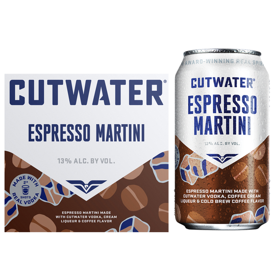 Cutwater Espresso Martini 4pk 12oz Cans 13% ABV