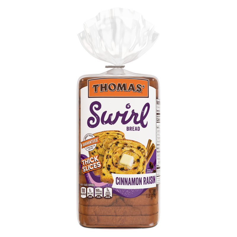 Thomas' Cinnamon Raisin Swirl Bread, 16 oz