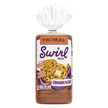 Thomas' Cinnamon Raisin Swirl Bread, 16 oz