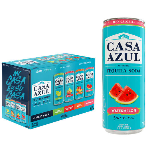 Casa Azul Tequila Soda Variety Pack 8pk 355ml (10 Proof)