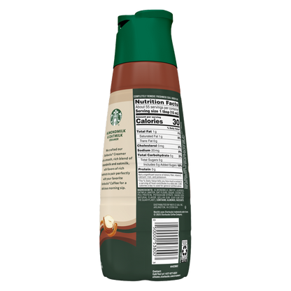 Starbucks Hazelnut Oat Milk Creamer 28oz Btl