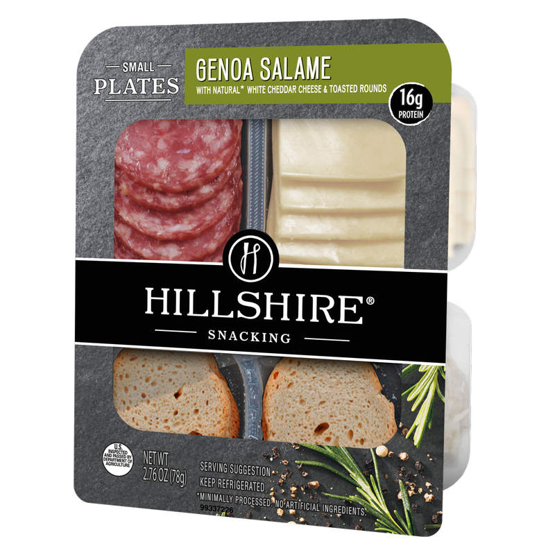 Hillshire Snacking Protein Small Plates Genoa Salami & White Cheddar Cheese - 2.76oz