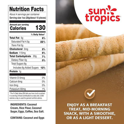 Sun Tropics CocoRolls Espresso, 4oz