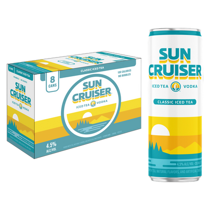Sun Cruiser Iced Tea Vodka 8pk 12oz Can 4.5% ABV