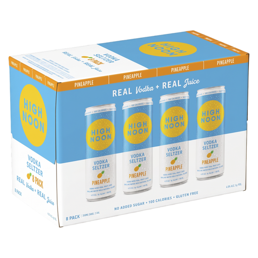 High Noon Pineapple Vodka Hard Seltzer 8pk 12oz Can 4.5% ABV