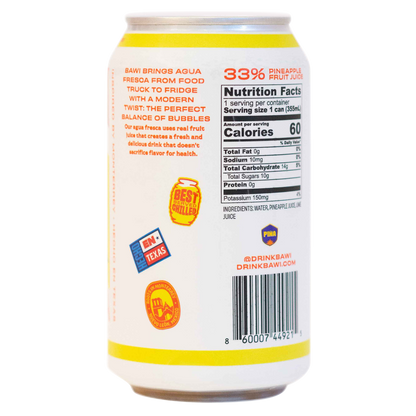 Bawi La Piña Agua Fresca 12oz Can