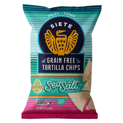 Siete Sea Salt Grain Free Tortilla Chips 5oz