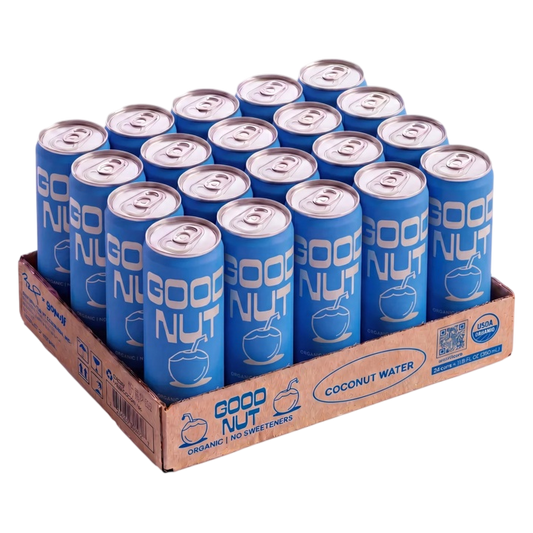 Good Nut Premium Organic Coconut Water 11.8oz Can 24 pack