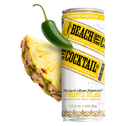 Sammy's Beach Bar Pineapple Splash 4pk 12oz Can