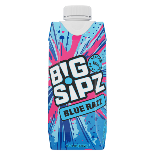 Big Sipz Blue Raspberry Punch 330ml 16% ABV