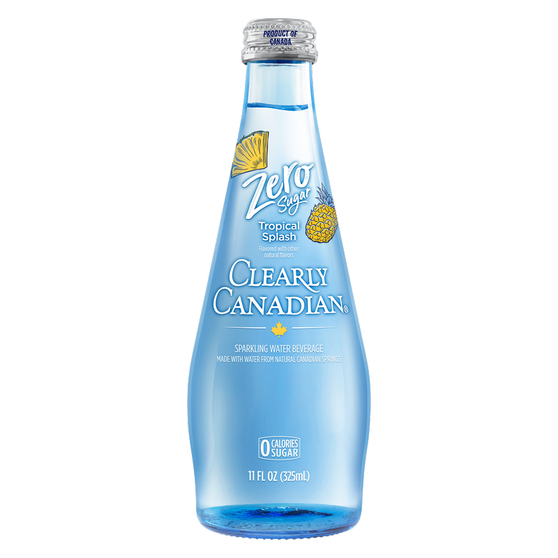 Clearly Canadian Zero Sugar Tropical Splash 11oz Btl Glass Bottle