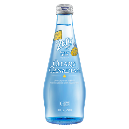 Clearly Canadian Zero Sugar Tropical Splash 11oz Btl Glass Bottle