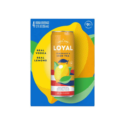 Loyal 9 Lemonade & Iced Tea 4pk 12oz 9% ABV