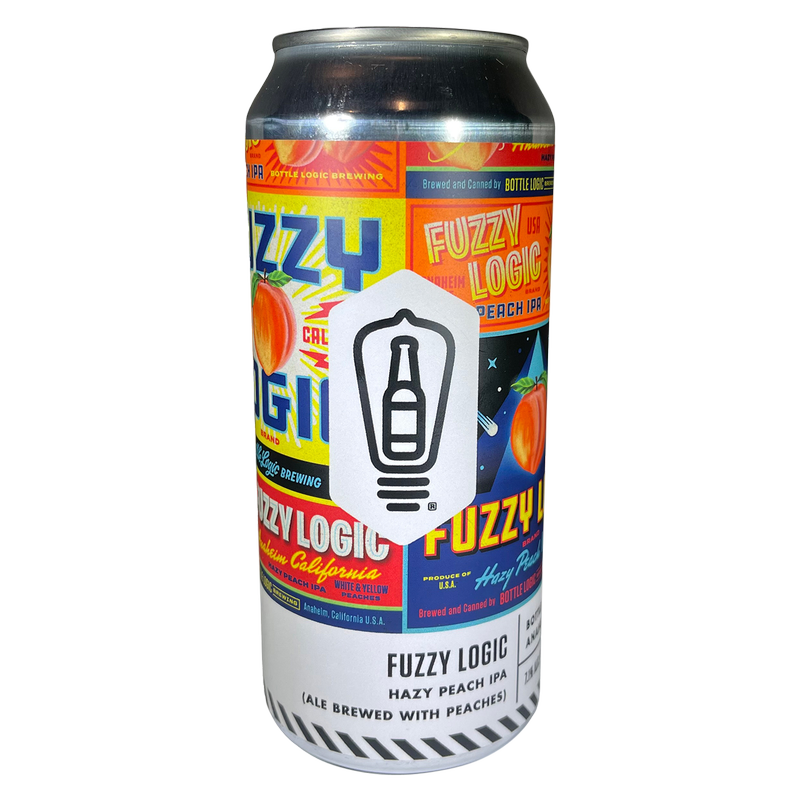 Bottle Logic Brewing Fuzzy Logic Hazy Peach IPA 4pk 16oz Cans